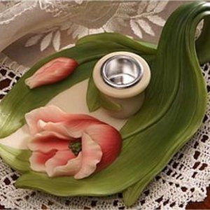 Tulip Chamber Stick chamber stick candle holder